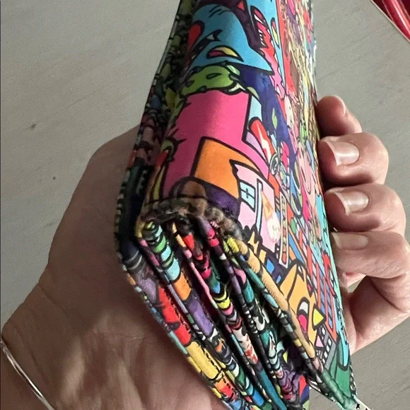 Tokidoki x Ju-Ju-Be Colorful Wallet kajiu city with coin purse - Picture 5 of 9